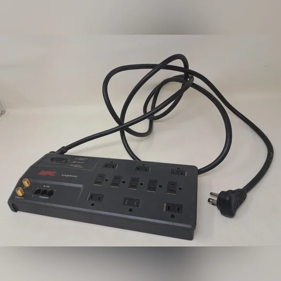 APC Power Surge Arrest 11 Outlets Tele + Coaxial 3020J Surge P11VT3 Electronics - Picture 1 of 5